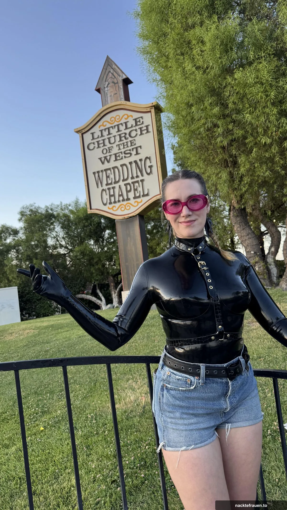 Frauen in Latex